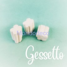 Caramelle 3 pz in gesso resinato h 2 cm.