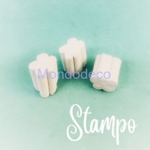 Stampo in gomma siliconica professionale - Caramelle 3 pz h 2 cm.