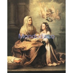 Stampa con raffigurazione Sant'Anna (Murillo)