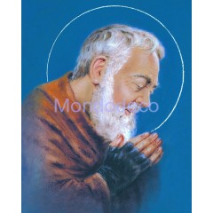 Stampa con raffigurazione da San Pio da Pietrelcina ( Pitt. C. Parisi)