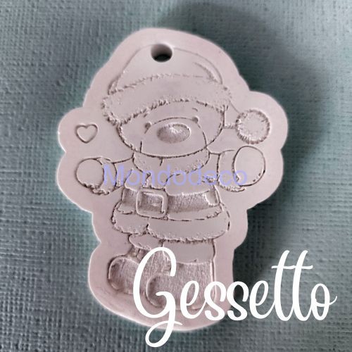 Letto Matrimoniale Per Bambini A Forma Di Orso 140x200 Cm, In Velluto Bianco Senza Materasso 96194014
