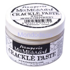 Crackle Paste monocomponente per decoupage color Bianco 
